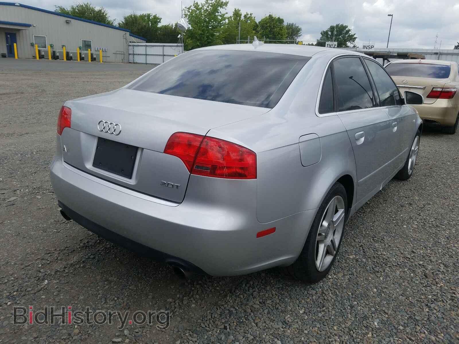 2007 AUDI A4 - VIN: WAUAF78E67A041875 - Photo 4
