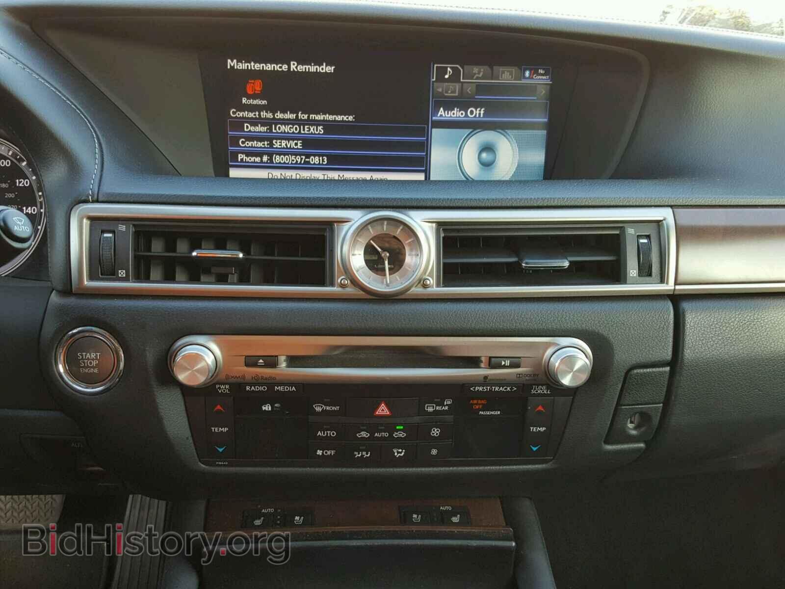 2014 LEXUS GS350 - VIN: JTHBE1BL4E5030697 - Фото 9