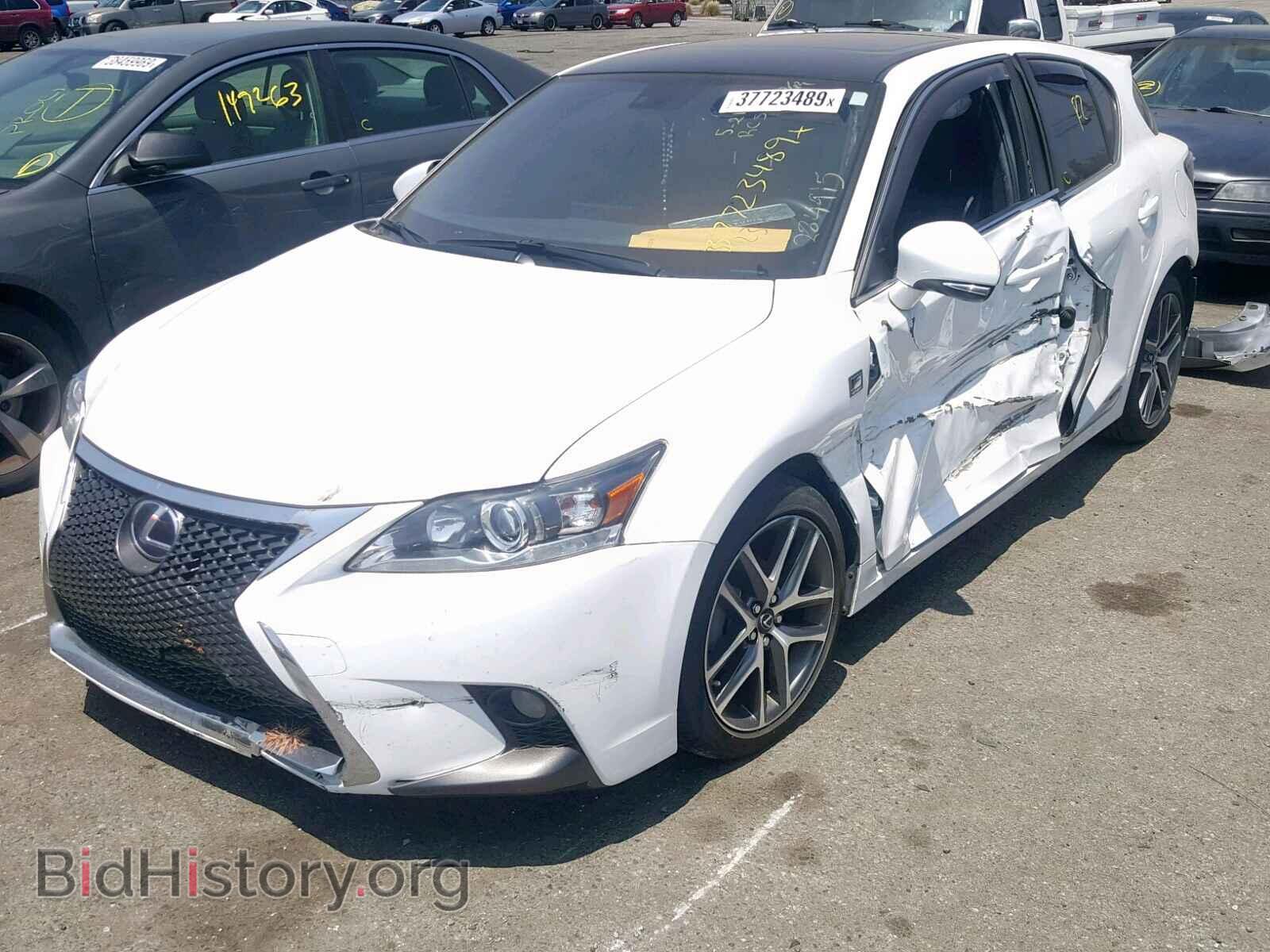 2017 LEXUS CT 200 - VIN: JTHKD5BH3H2284915 - Фото 2