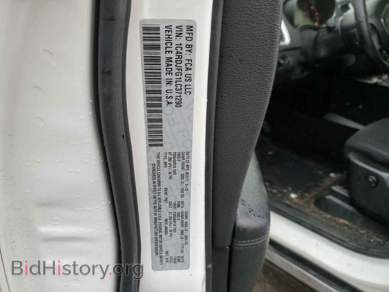 2020 DODGE DURANGO - VIN: 1C4RDJFG1LC371290 - Photo 12