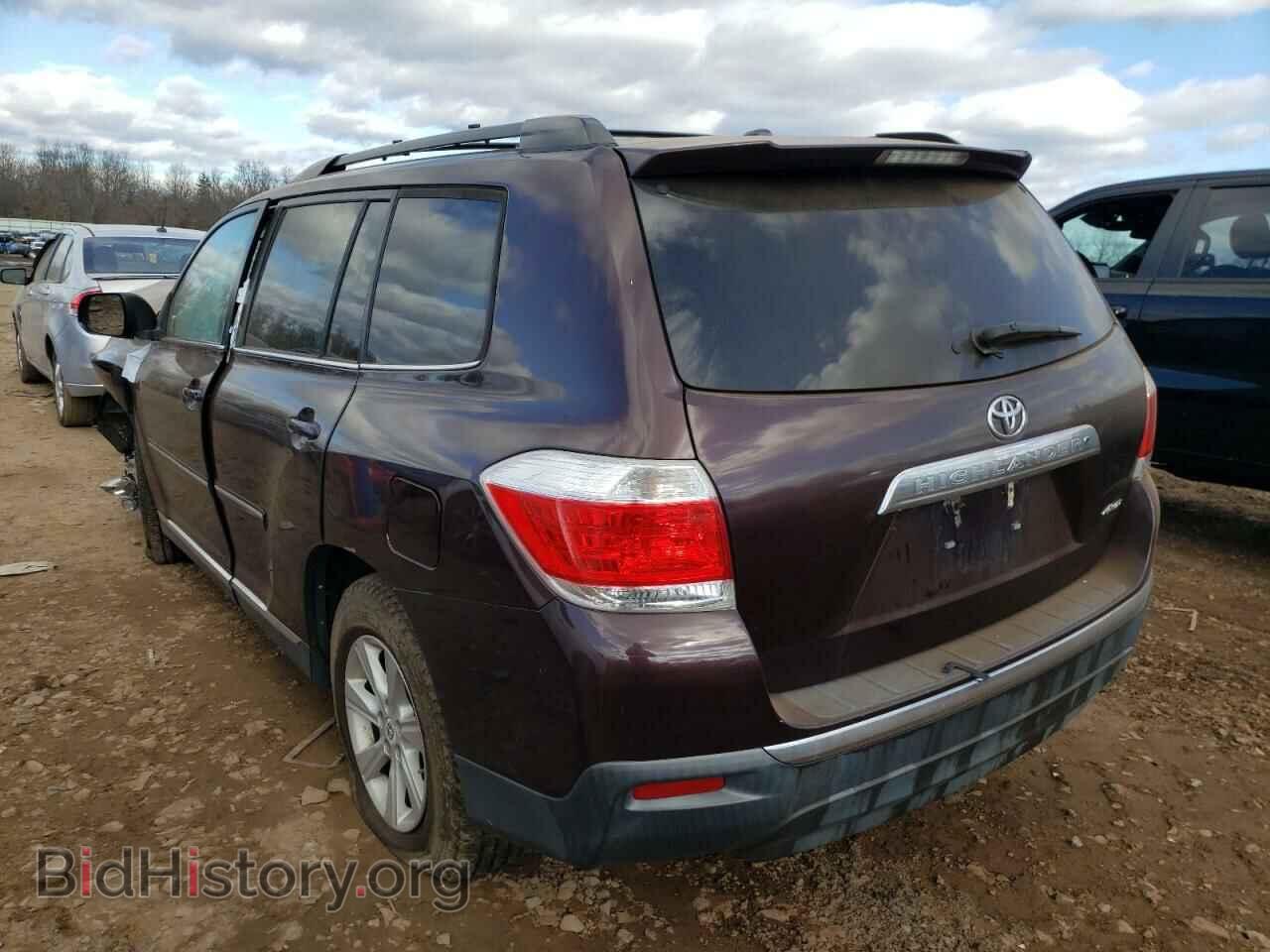 2012 TOYOTA HIGHLANDER - VIN: 5TDBK3EH3CS140368 - Фото 2