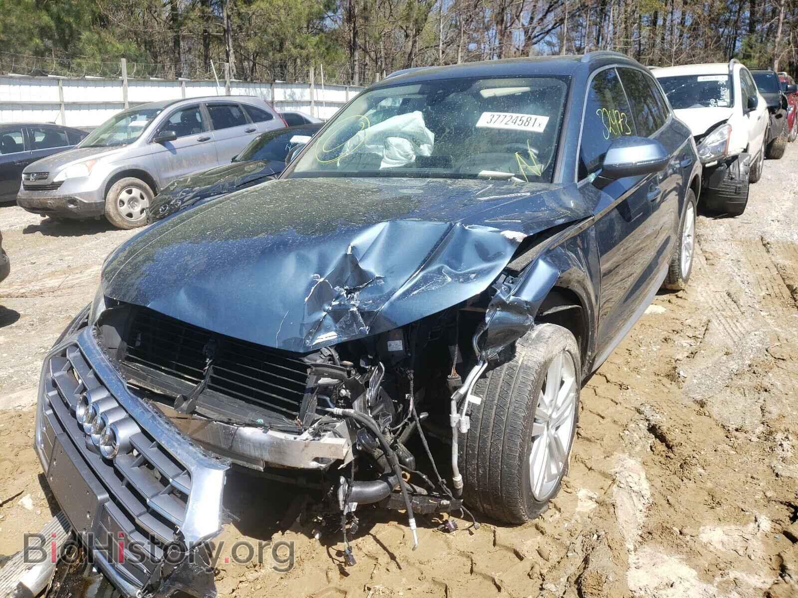 2018 AUDI Q5 - VIN: WA1CNAFY8J2104141 - Фото 2