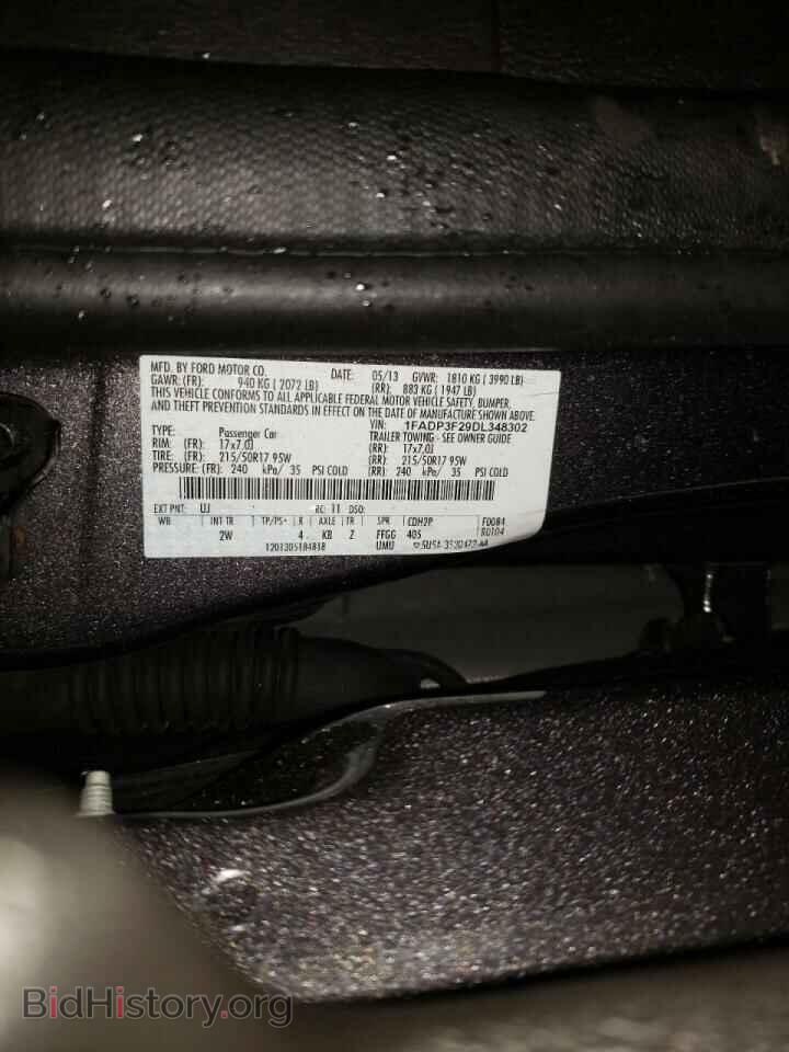 2013 FORD FOCUS - VIN: 1FADP3F29DL348302 - Фото 10