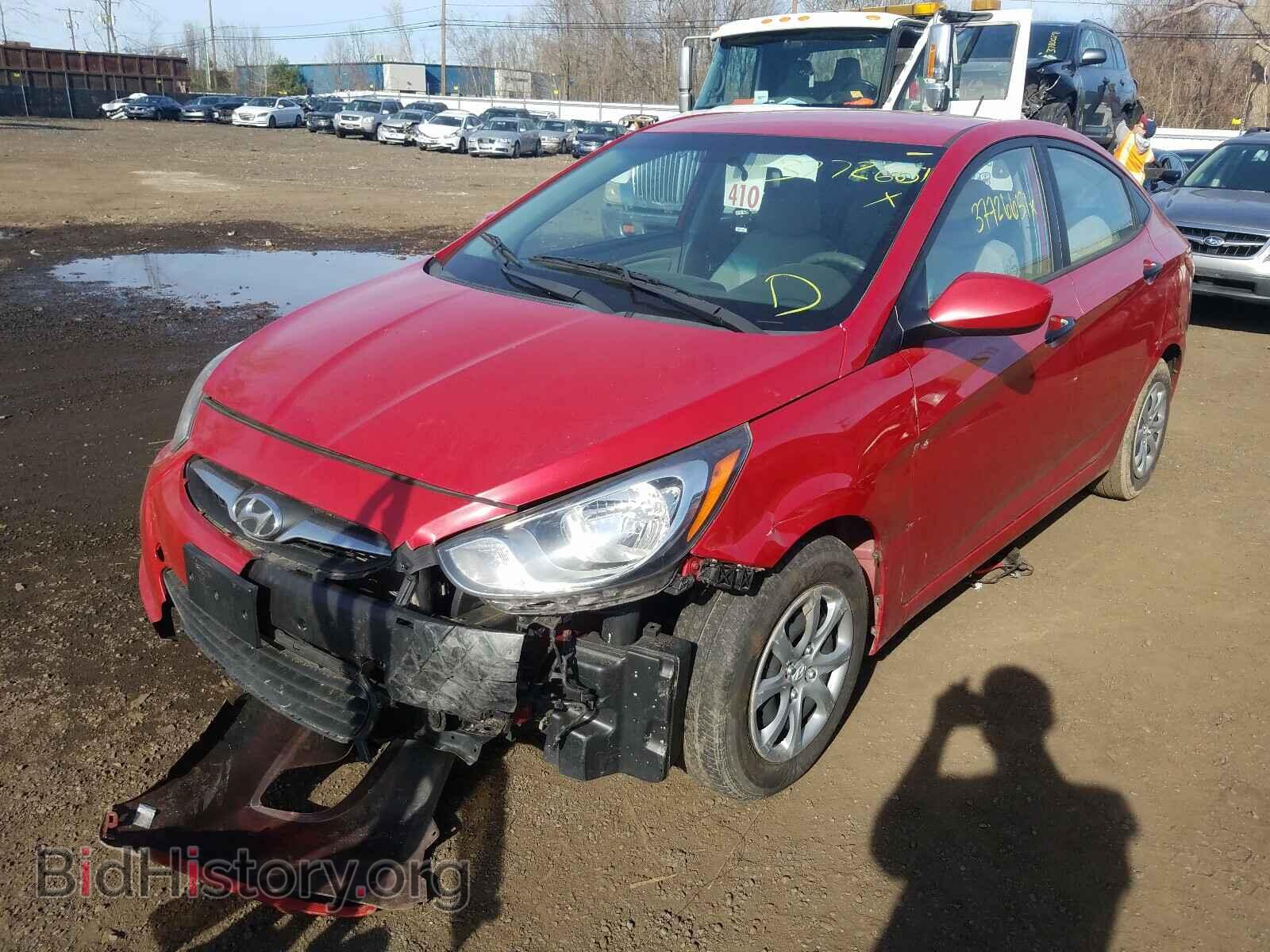 2012 HYUNDAI ACCENT - VIN: KMHCT4AE2CU059663 - Фото 2