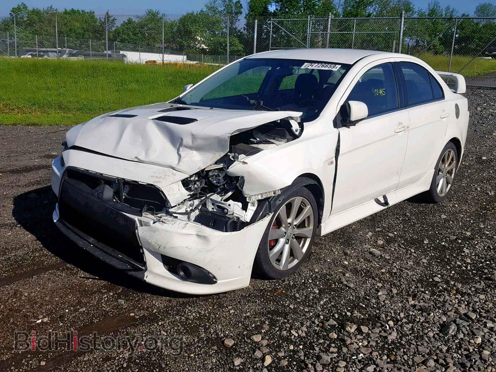 2014 MITSUBISHI LANCER - VIN: JA32V6FV6EU004374 - Фото 2