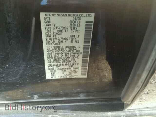 2008 NISSAN PATHFINDER - VIN: 5N1AR18U98C661832 - Фото 10