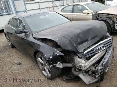 2012 Audi A5 A5 Premium, черный — VIN WAULFAFR6CA038917, Copart
