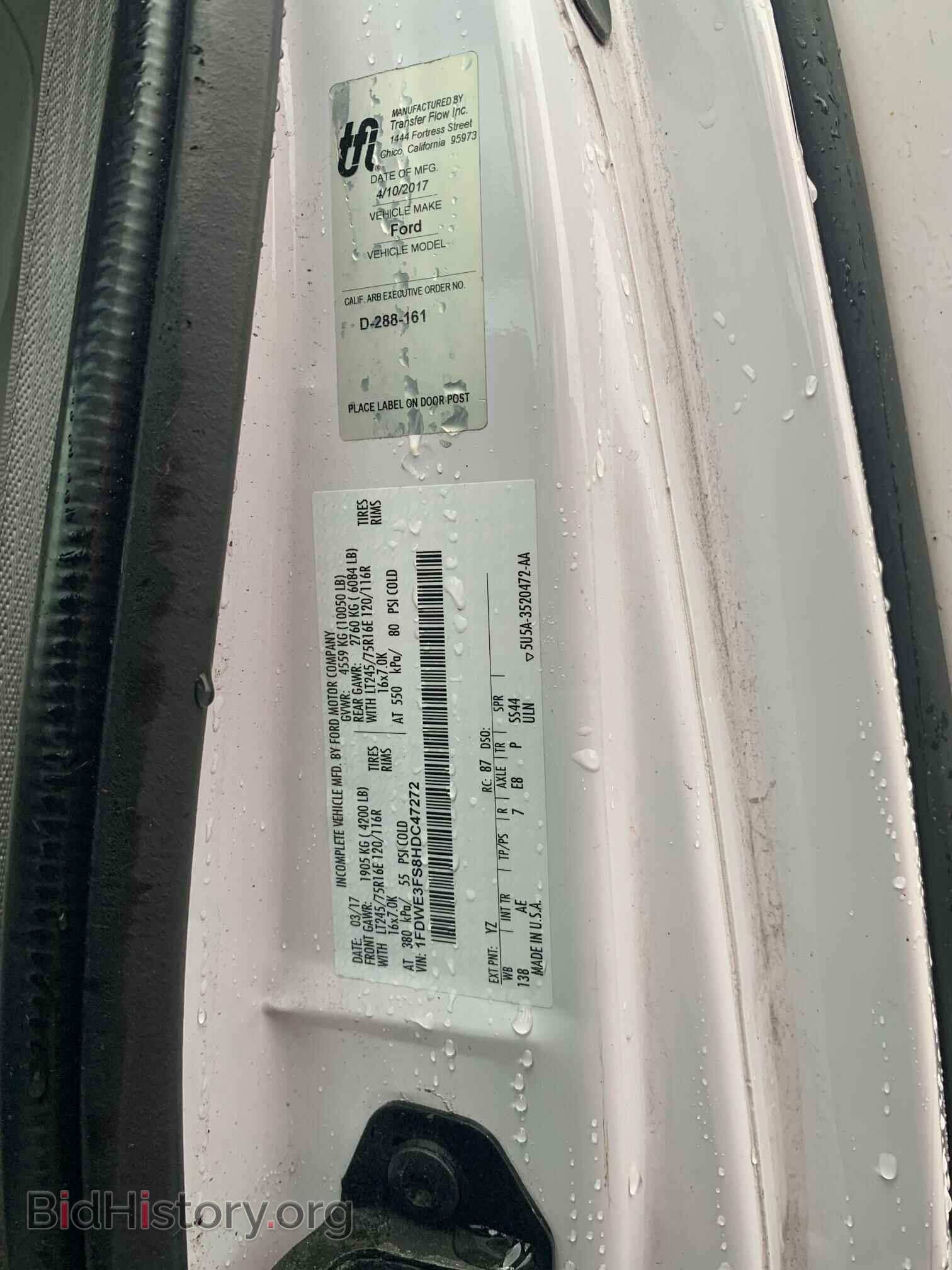 2017 FORD ECONOLINE - VIN: 1FDWE3FS8HDC47272 - Photo 10