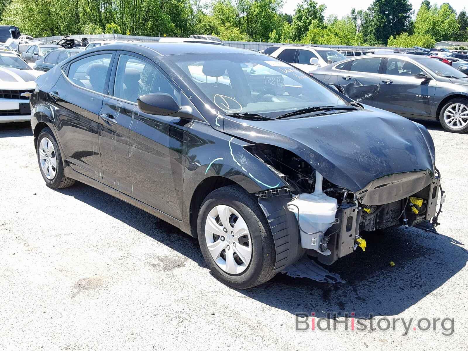 Photo 5NPDH4AE7GH748687 - HYUNDAI ELANTRA 2016