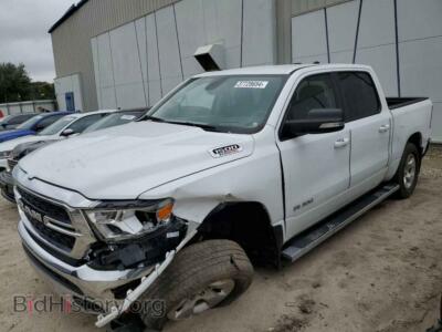 2021 RAM 1500 1500 Big H, белый — VIN 1C6RREFM7MN813372, Copart