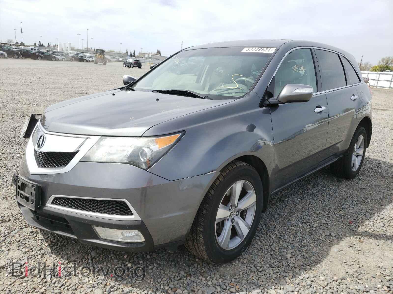2011 ACURA MDX - VIN: 2HNYD2H69BH543996 - Фото 2
