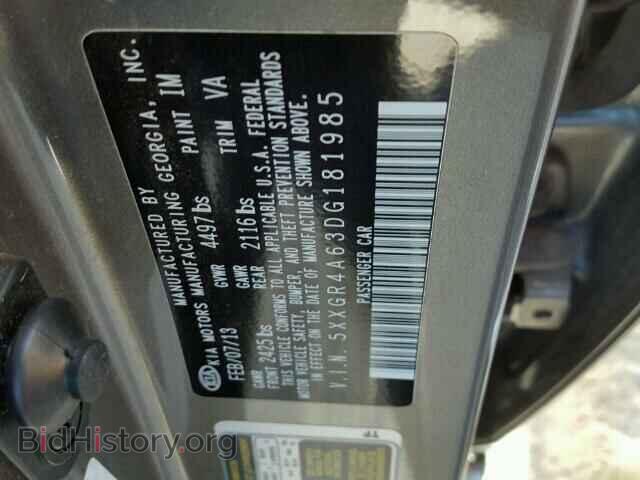 2013 KIA OPTIMA - VIN: 5XXGR4A63DG181985 - Photo 10