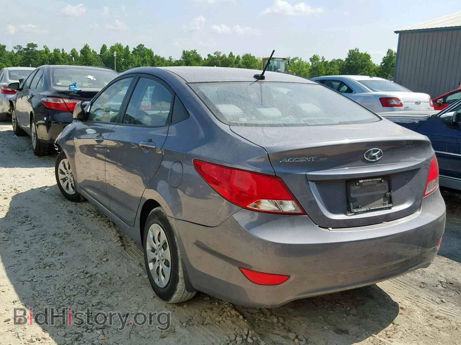 2016 HYUNDAI ACCENT - VIN: KMHCT4AE0GU115671 - Фото 3