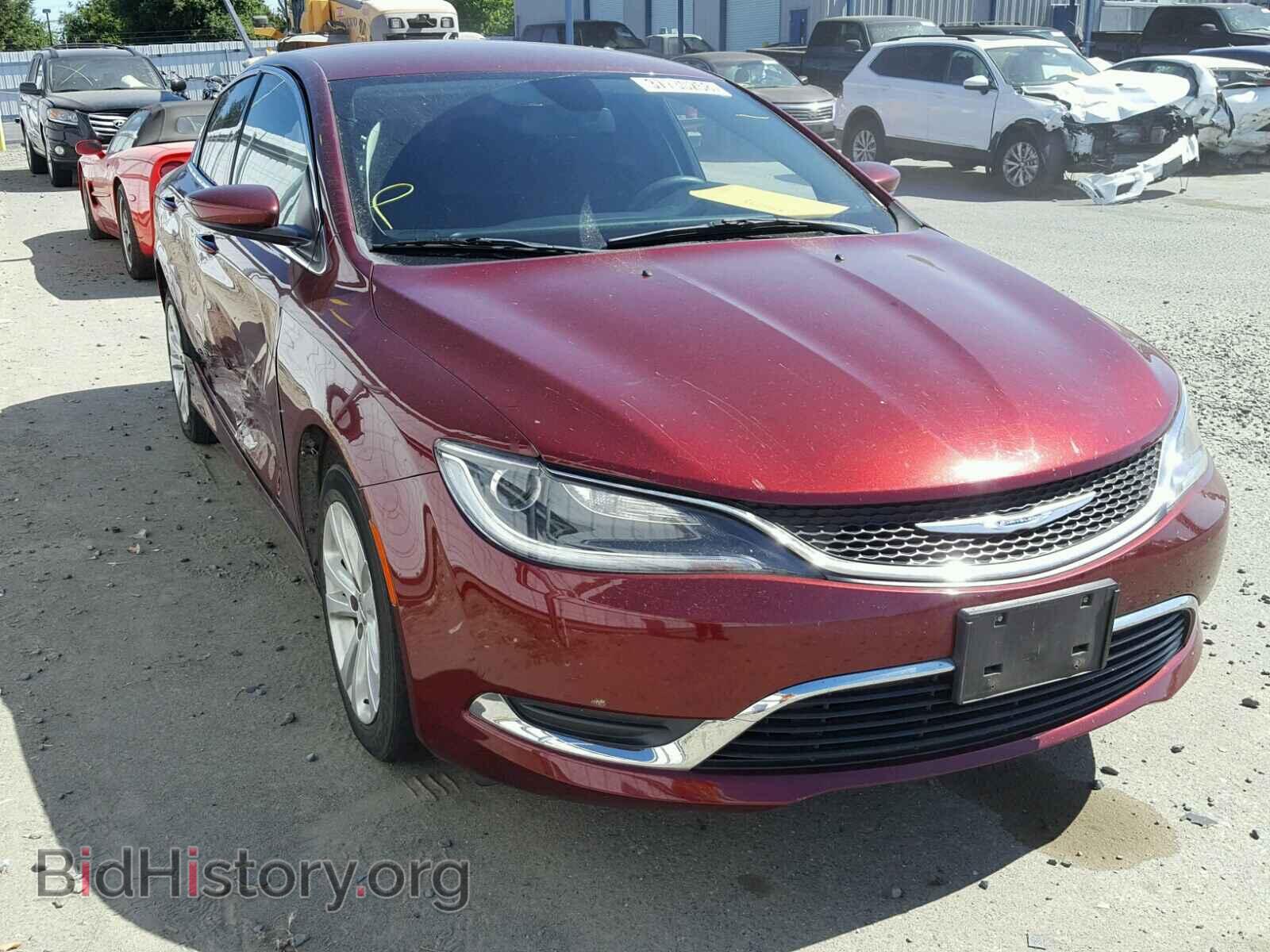 Фотография 1C3CCCAB9GN150616 - CHRYSLER 200 2016