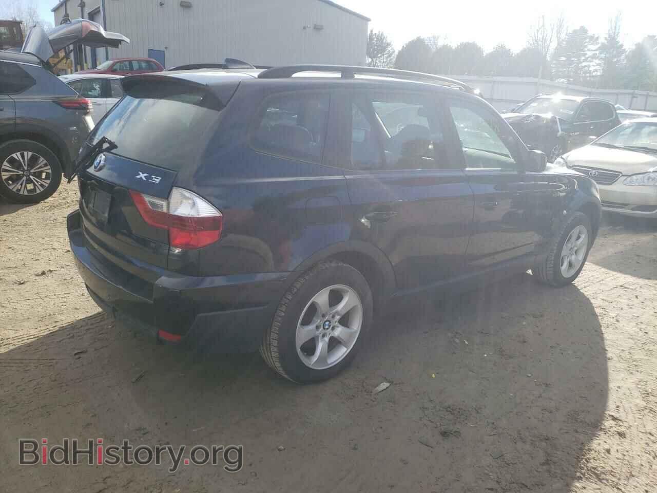 2007 BMW X3 - VIN: WBXPC93497WF25306 - Фото 3