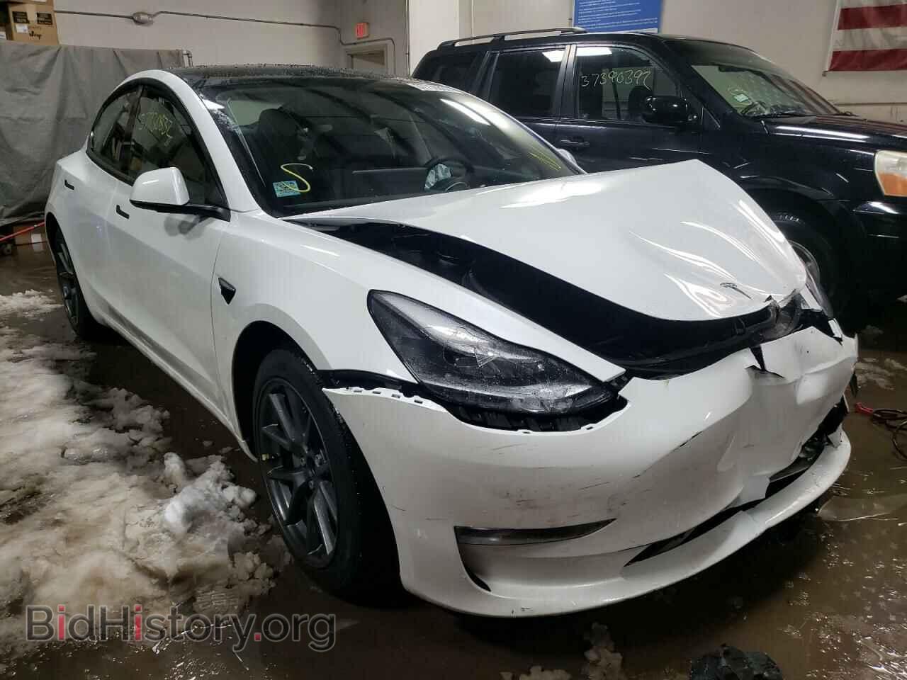Photo 5YJ3E1EA5MF047666 - TESLA MODEL 3 2021