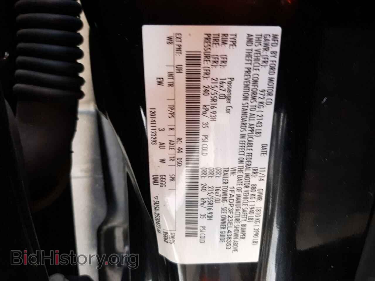 2014 FORD FOCUS - VIN: 1FADP3F23EL438353 - Photo 13