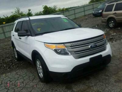 2013 Ford EXPLORER, white — VIN 1FM5K7B80DGB53126, Copart