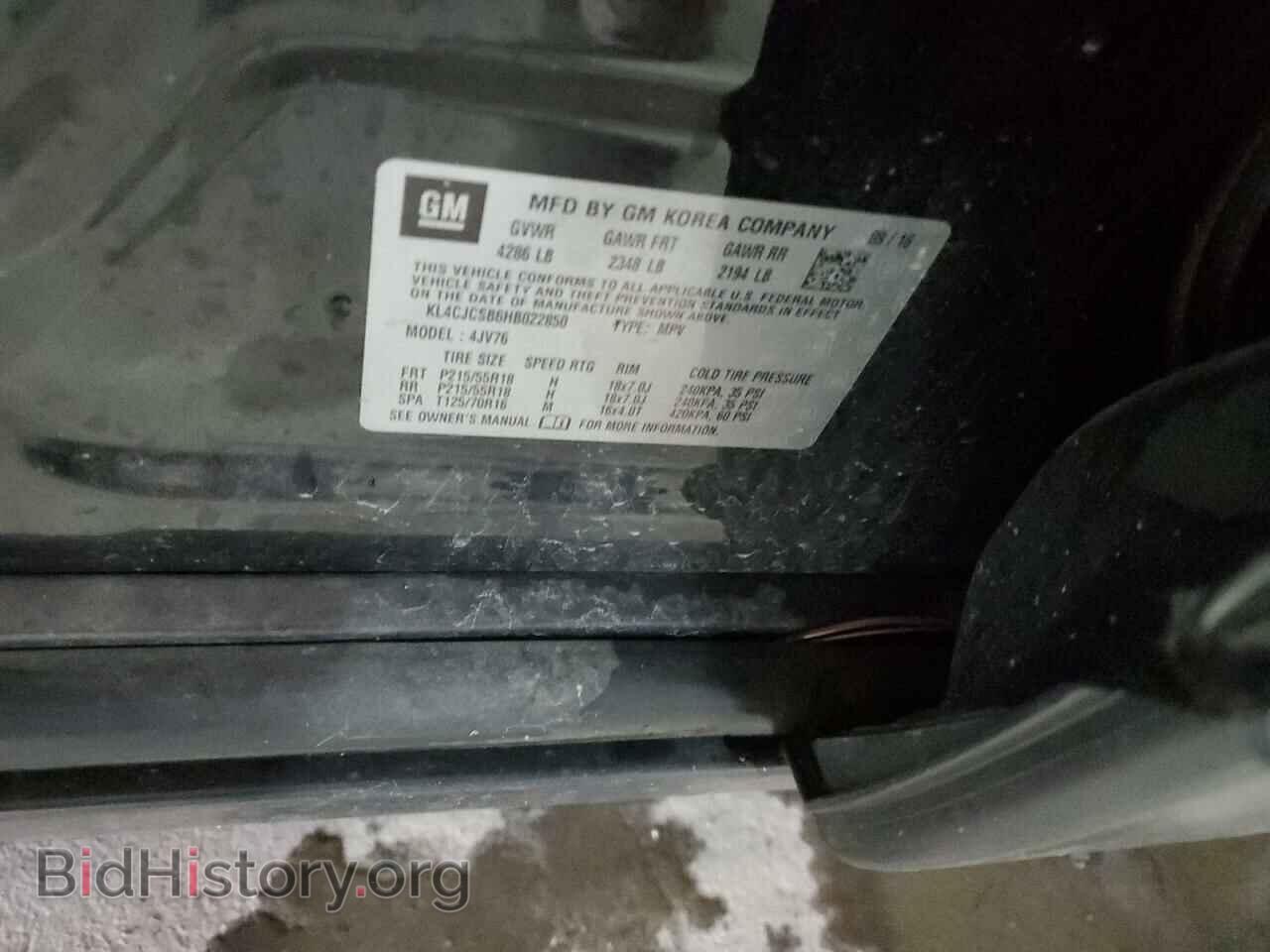 2017 BUICK ENCORE - VIN: KL4CJCSB6HB022850 - Фото 13