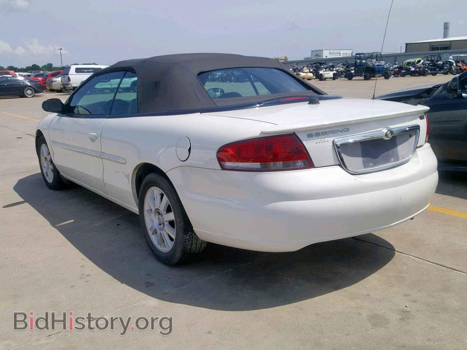 2005 CHRYSLER SEBRING - VIN: 1C3EL75R35N516574 - Фото 3