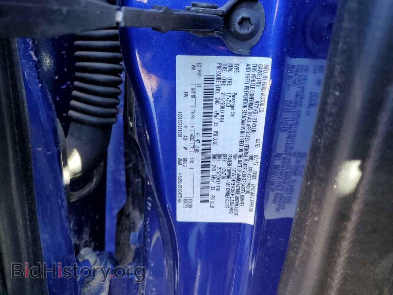 2015 FORD FOCUS - VIN: 1FADP3K28FL355959 - Фото 12