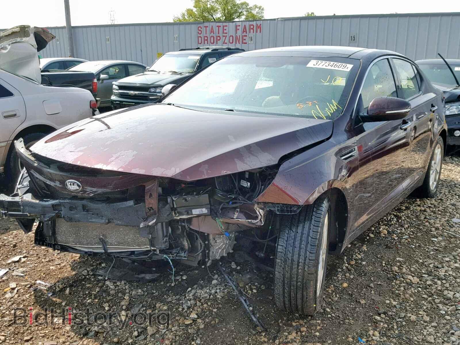 2013 KIA OPTIMA EX - VIN: 5XXGN4A74DG148742 - Фото 2