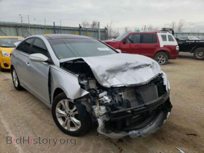 2012 Hyundai SONATA Sonata SE, серебристый — VIN 5NPEC4AC9CH398667, Copart