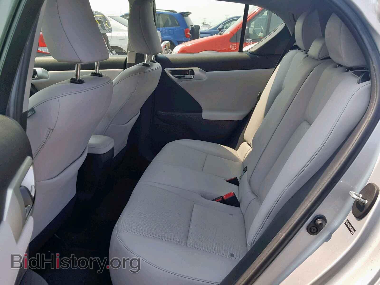 2012 LEXUS CT 200 - VIN: JTHKD5BH3C2055854 - Фото 6