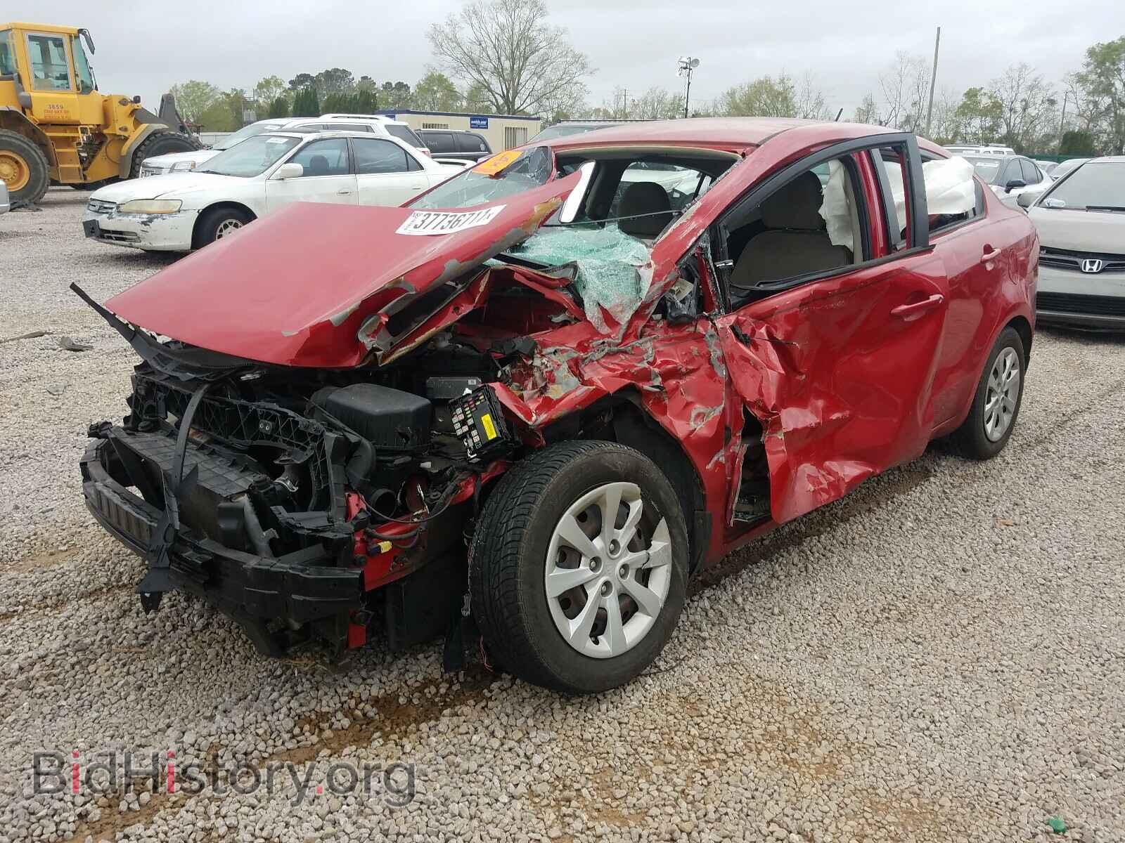 2014 KIA RIO - VIN: KNADM4A38E6414196 - Фото 2