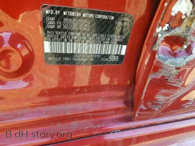 2014 MITSUBISHI LANCER - VIN: JA32U2FU3EU019787 - Фото 9