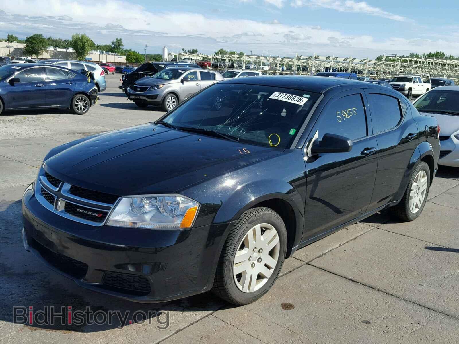2014 DODGE AVENGER - VIN: 1C3CDZAB7EN155648 - Фото 2