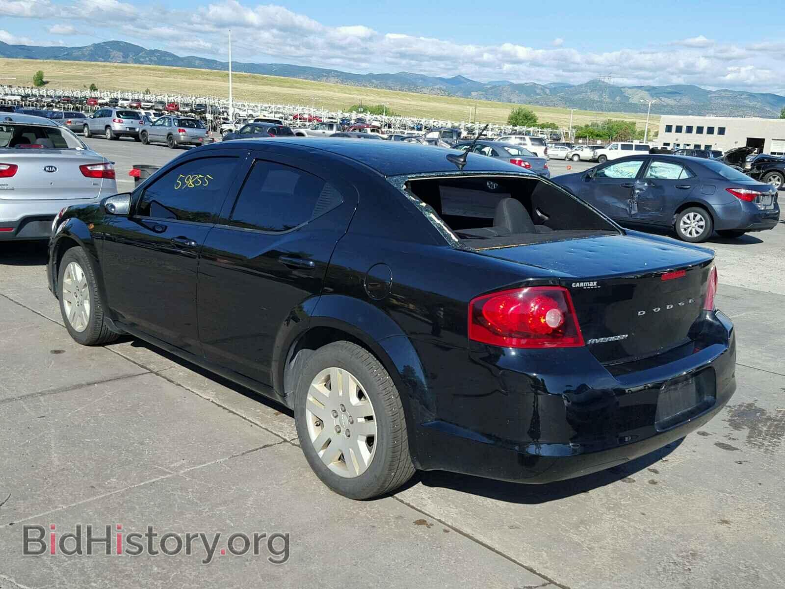 2014 DODGE AVENGER - VIN: 1C3CDZAB7EN155648 - Фото 3