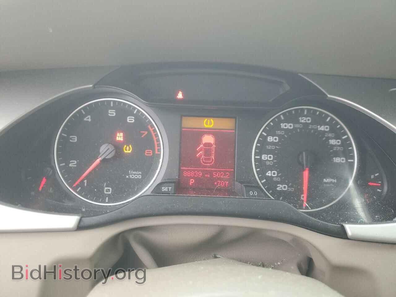 2012 AUDI A4 - VIN: WAUAFAFL4CN011954 - Фото 9