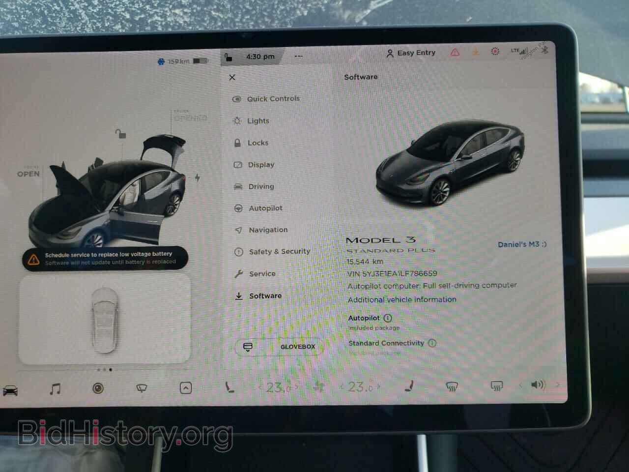 2020 TESLA MODEL 3 - VIN: 5YJ3E1EA1LF786659 - Фото 8