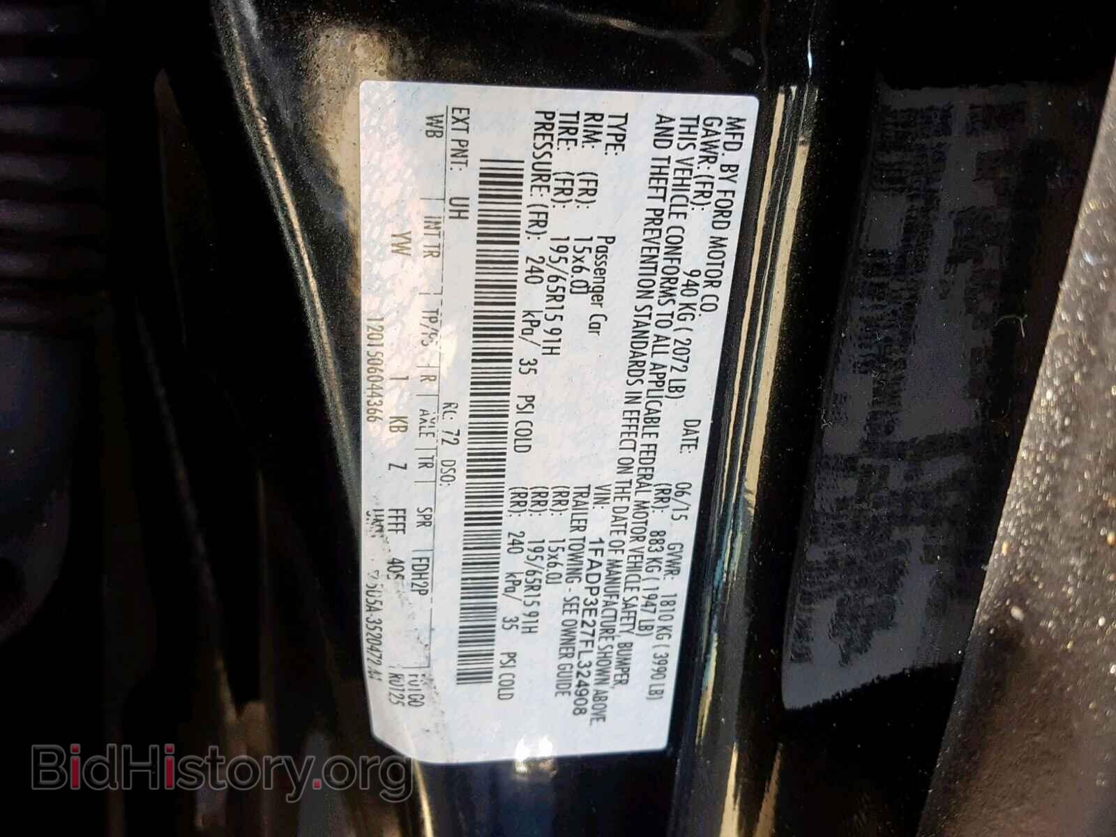 2015 FORD FOCUS - VIN: 1FADP3E27FL324908 - Фото 10