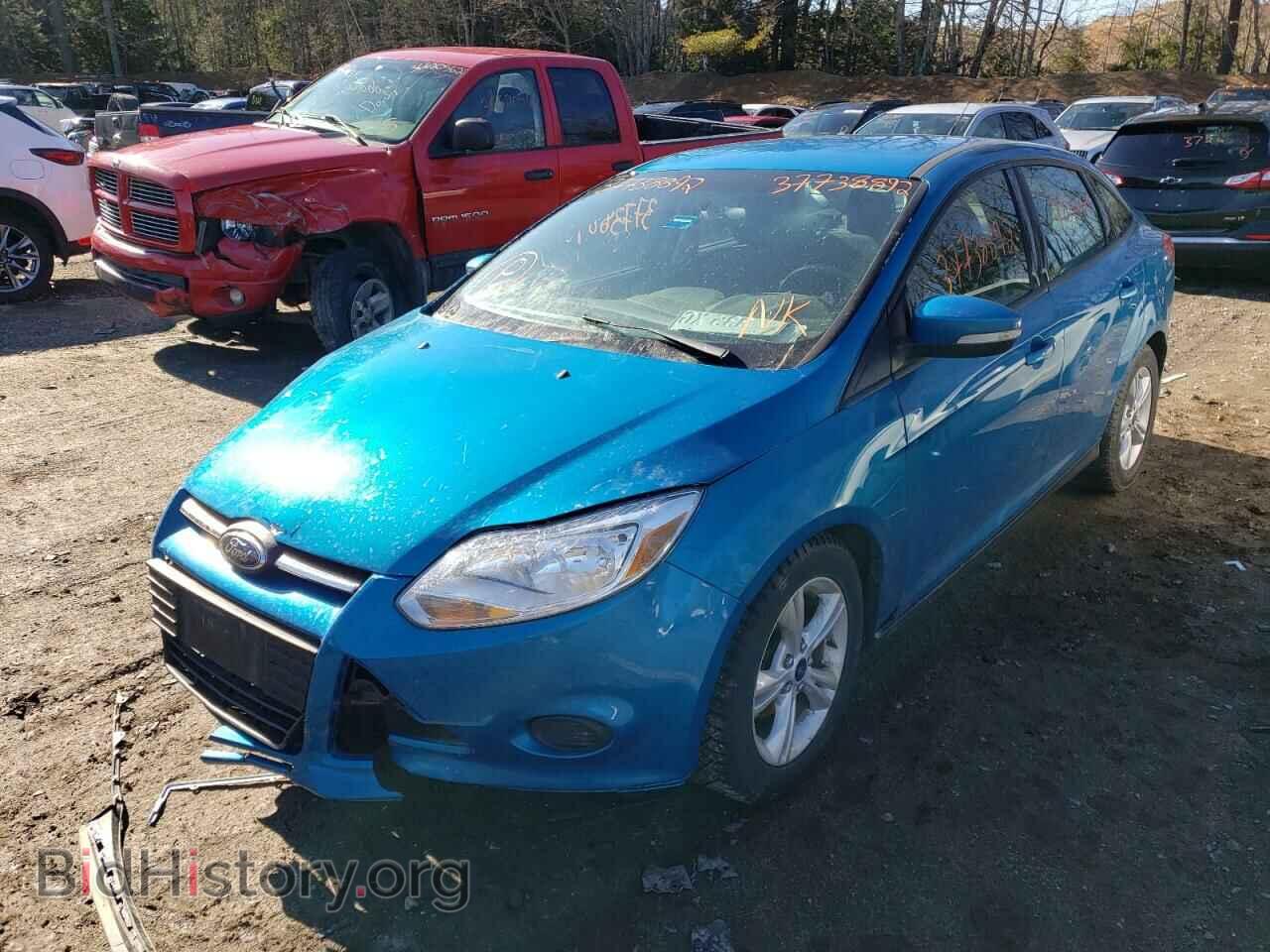 2014 FORD FOCUS - VIN: 1FADP3F22EL445794 - Фото 2