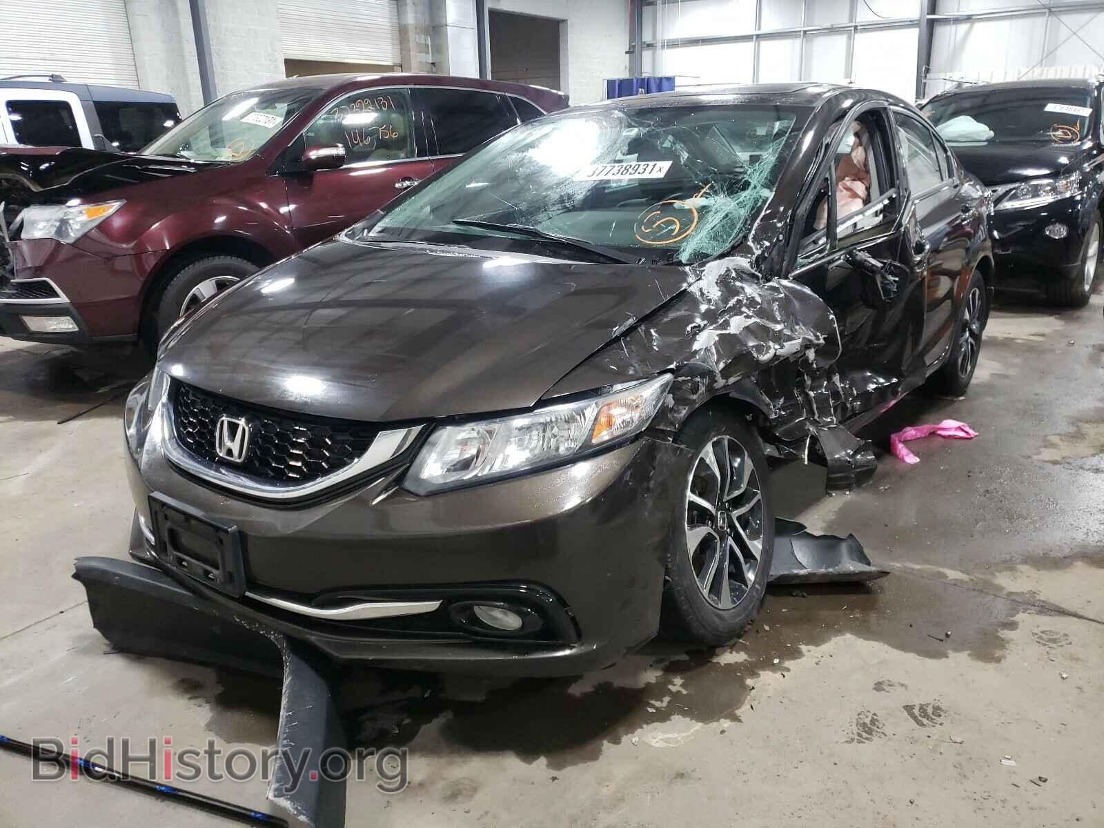 2013 HONDA CIVIC - VIN: 2HGFB2F91DH524265 - Фото 2
