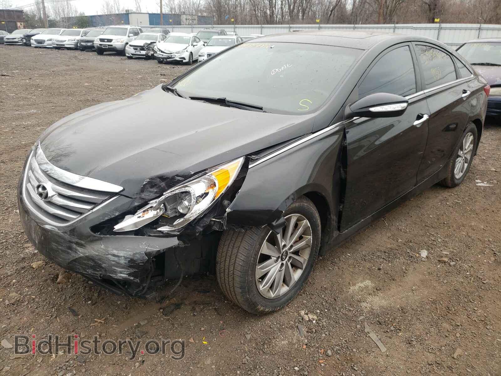 2014 HYUNDAI SONATA - VIN: 5NPEC4AB6EH947591 - Фото 2