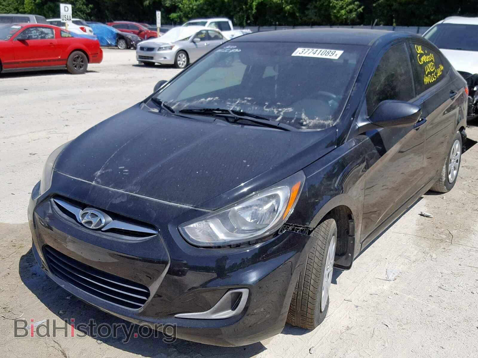 2013 HYUNDAI ACCENT - VIN: KMHCT4AE5DU281809 - Photo 2