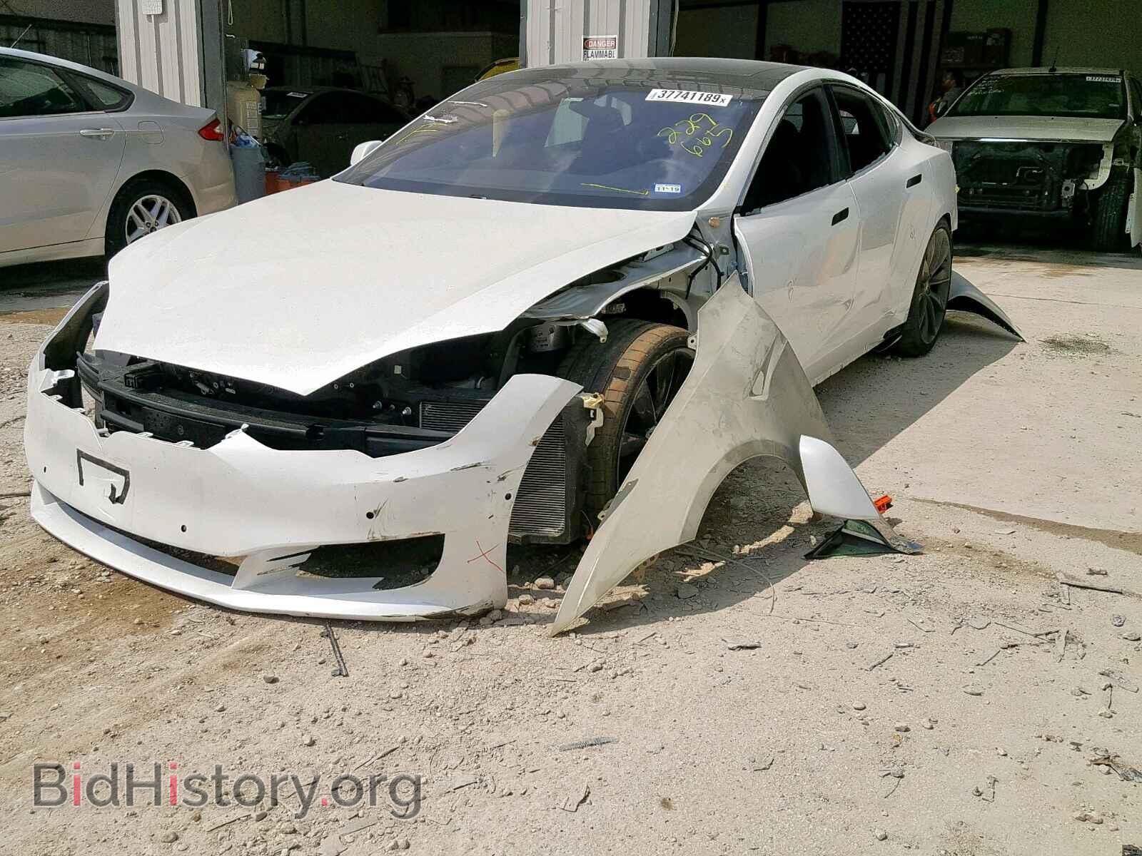 2017 TESLA MODEL S - VIN: 5YJSA1E45HF229665 - Фото 2