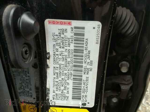 2002 LEXUS ES300 - VIN: JTHBF30G120031023 - Фото 10