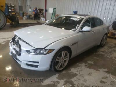 2017 Jaguar XE Prestige, white — VIN SAJAK4BV8HA973794, Copart