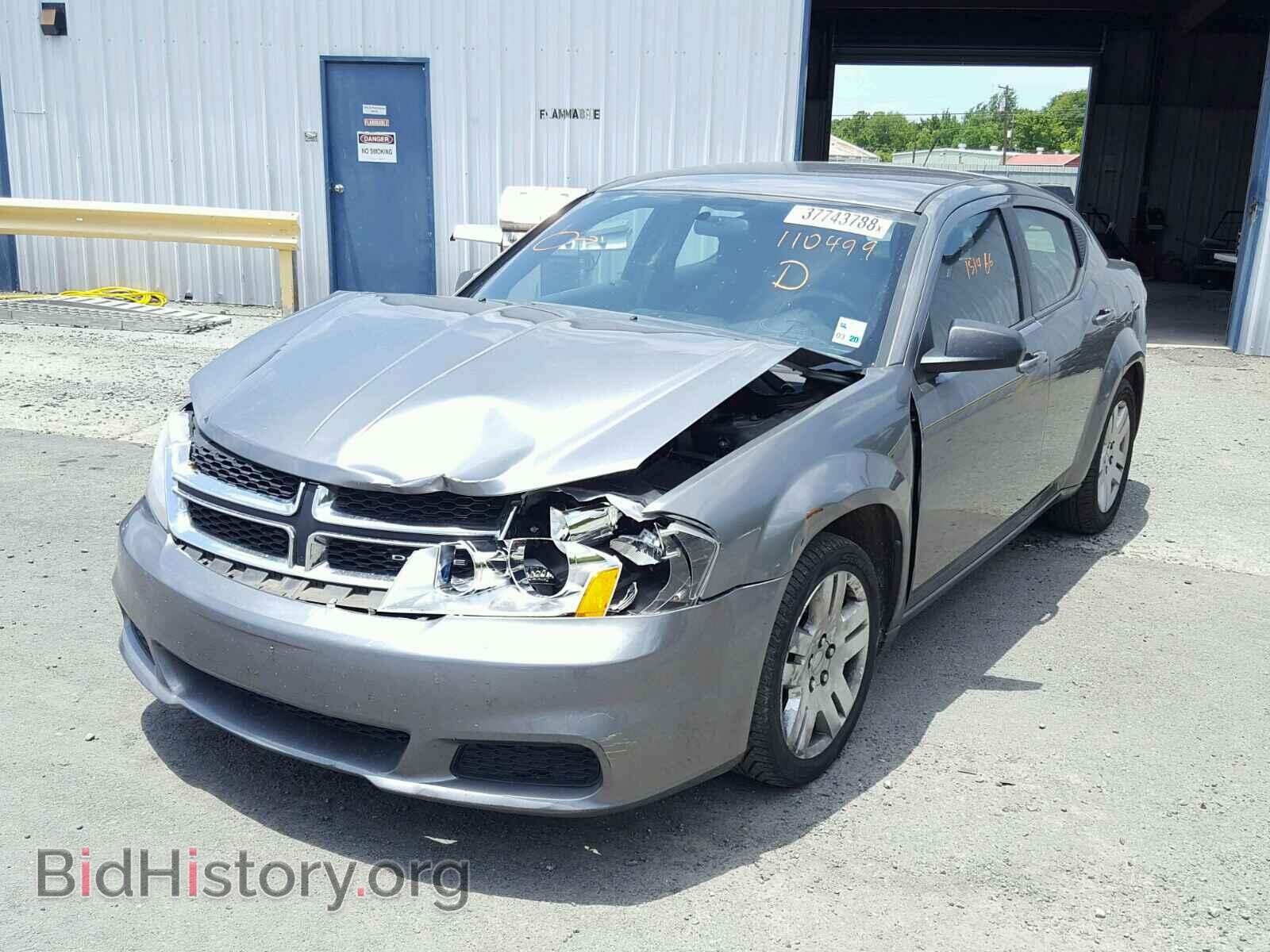 2012 DODGE AVENGER - VIN: 1C3CDZAB4CN110499 - Фото 2