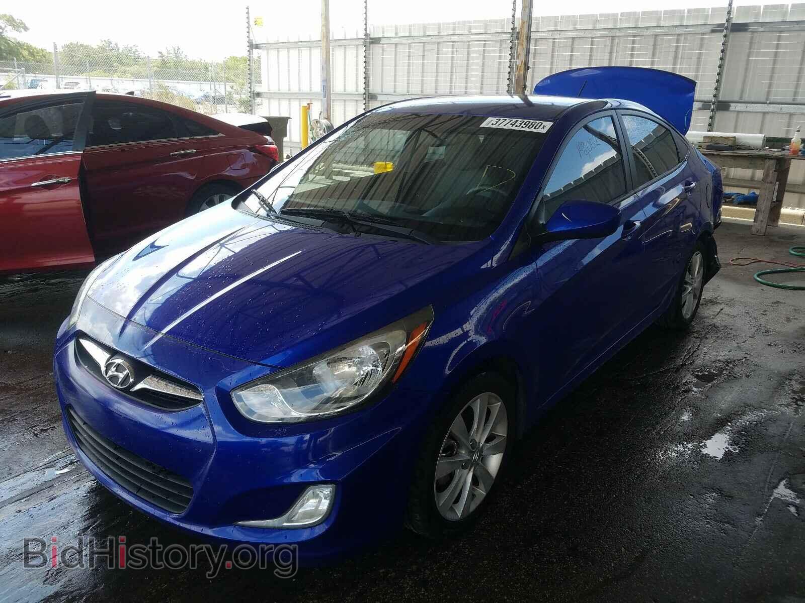 2012 HYUNDAI ACCENT - VIN: KMHCU4AE7CU196367 - Фото 2