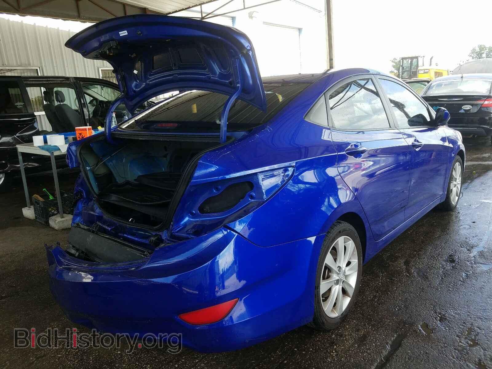 2012 HYUNDAI ACCENT - VIN: KMHCU4AE7CU196367 - Фото 4