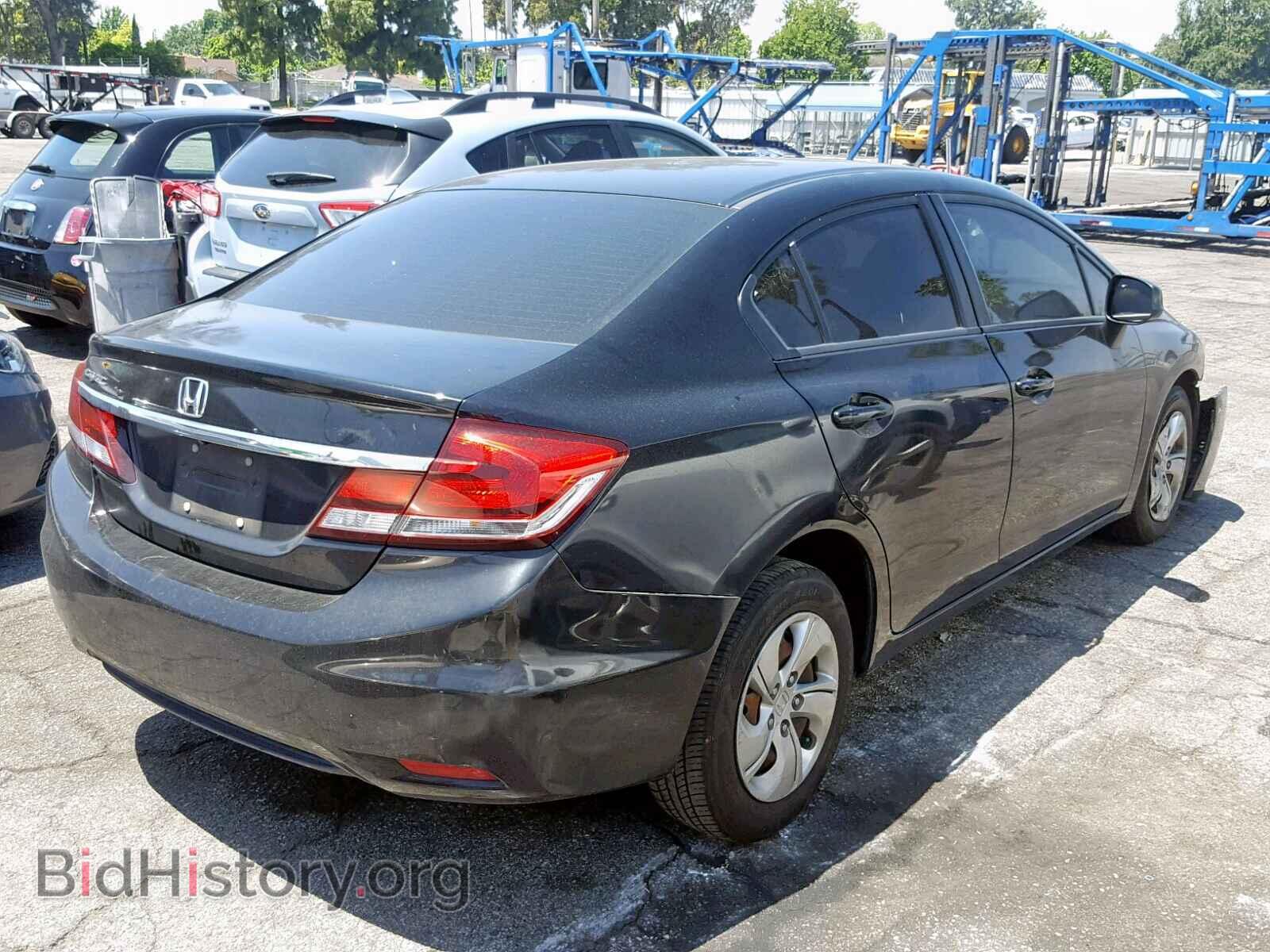 2013 HONDA CIVIC LX - VIN: 2HGFB2F59DH512507 - Фото 4