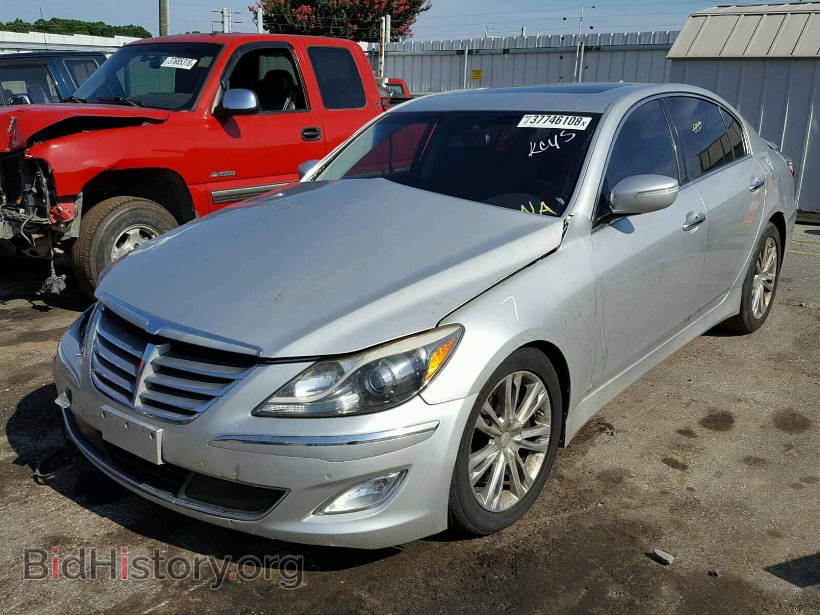 2012 HYUNDAI GENESIS - VIN: KMHGC4DHXCU202043 - Фото 2