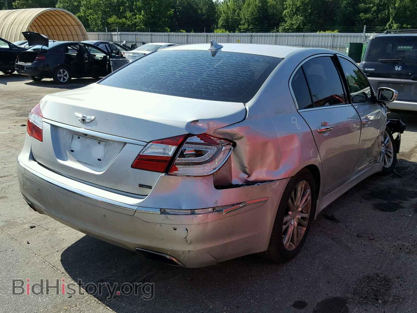 2012 HYUNDAI GENESIS - VIN: KMHGC4DHXCU202043 - Фото 4