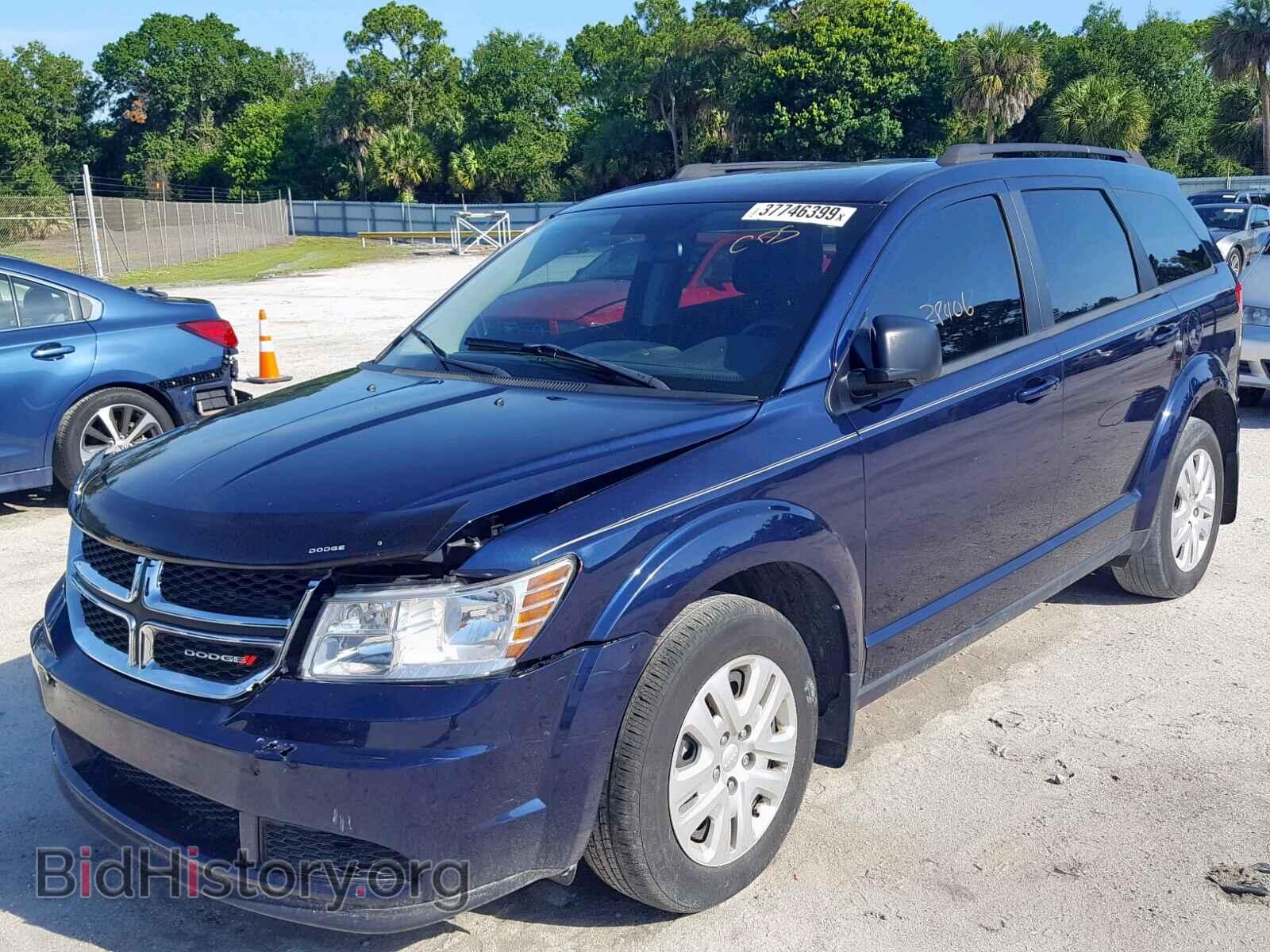 2017 DODGE JOURNEY SE - VIN: 3C4PDCAB3HT636852 - Фото 2