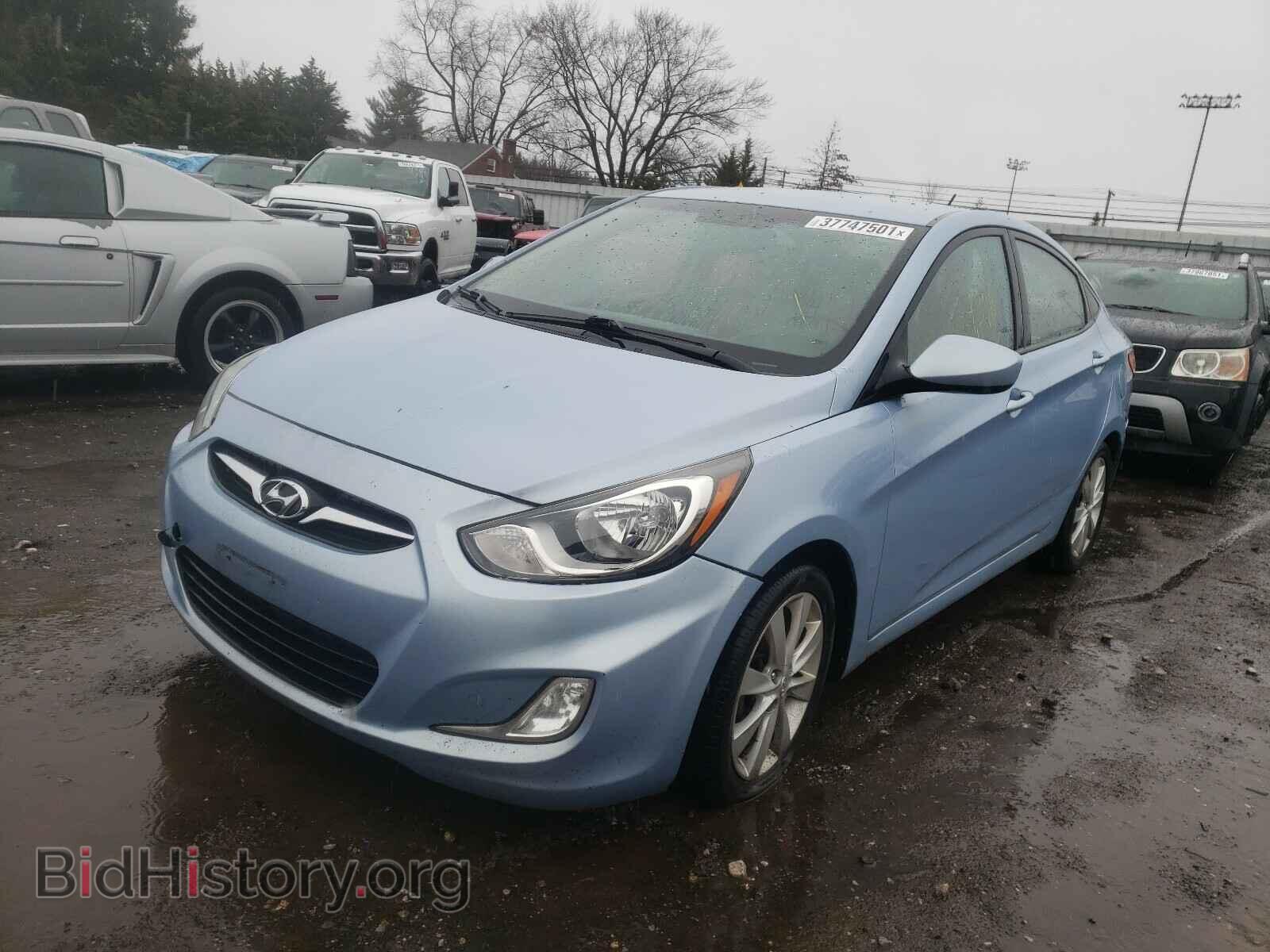 2013 HYUNDAI ACCENT - VIN: KMHCU4AE4DU580558 - Фото 2